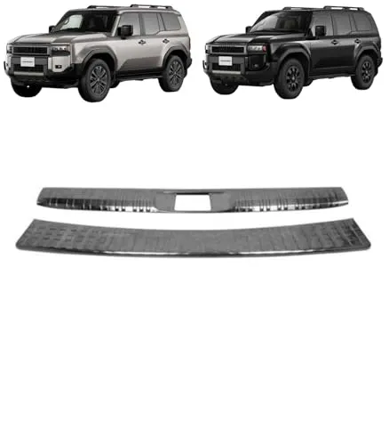 【kiAuto】新型 ランドクルーザー250 ランクル250 TRJ250W GDJ250W 専用 外装 リアバンパープロテクター ラゲッジスカッフプレート バンパーステップガード オプション 保護 キズ防止 汚れ防止 For Land Cruiser 2