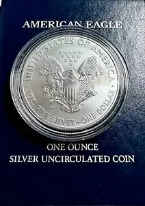 2012 (W) バーニッシュ シルバー アメリカン イーグル 1 オンス コイン、ボックス & COA 付き