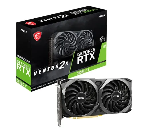 MSI GeForce RTX 3060 Ti VENTUS 2X 8G OCV1 LHR グラフィックスボード VD7798