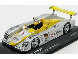 AUDI - R8 TEAM INFINEON N 2 WINNER 12h SEBRING 2002 CAPELLO - HERBERT - PESCATORI - SILVER YELLOW /Minichamps 1/43 ミニカー