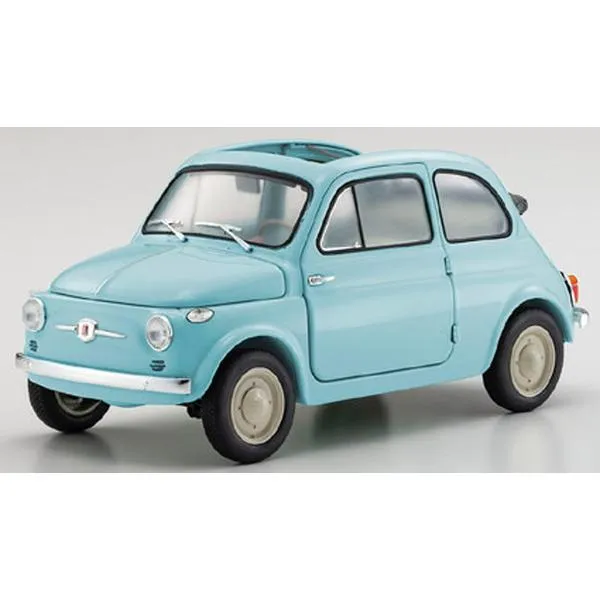 【★カタログ】 京商オリジナル 1/18 フィアット ヌォーヴァ 500 クルーズセレステ(ブルー) 完成品ダイキャストミニカー KS08966LB 送料無料