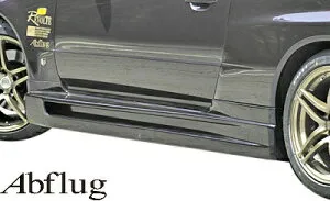 【M's】 日産 R34 スカイライン GT-R BNR34 (1999y-2002y) Abflug サイドスカート 左右 (ver.Mure) FRP 未塗装 アブフラッグ エアロ パーツ カスタム シンプル 外装 エクステリア NISSAN SKYLINE 34 GTR G-TR RB26DETT サ