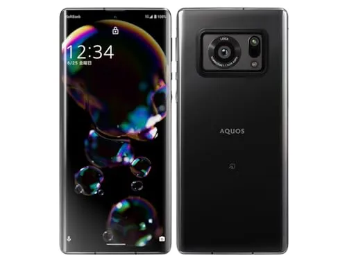 【整備済み品】AQUOS R6 OS種類：Android 11 販売時期：2021年夏モデル 画面サイズ：6.6インチ 内蔵メモリ：ROM 128GB RAM 12GB バッテリー容量：5000mAh (A101SH（Softbank版）, ブラック)