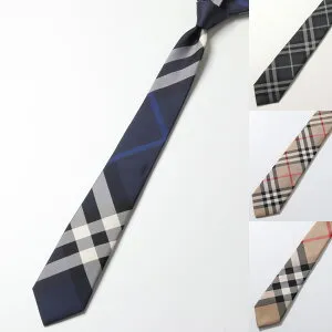BURBERRY バーバリー ネクタイ MANSTON.M 8013820 8017265 8011693 8013818 メンズ イタリア製 シルク バーバリーチェック 柄 カラー4色