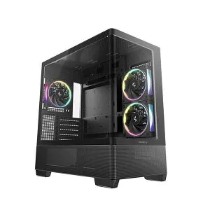 Deepcool CG380U 3F 一体型曲面パノラマビュー Micro-ATXケース｜R-CG380U-BKAGM3-G