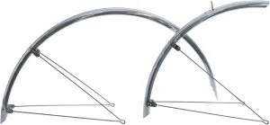 RITEWAY(ライトウェイ) 自転車フェンダー ダブルステークロスバイクフルフェンダー 泥除け 前後セット 700C/650B/27.5インチ用