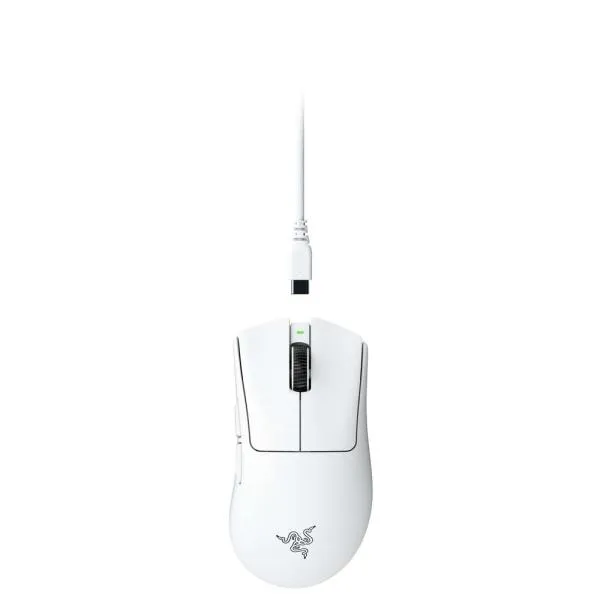 Razer DeathAdder V4 Pro (White Edition) 超軽量ワイヤレス エルゴノミック e スポーツマウス ホワイト