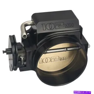 Throttle Body ブラック102mmスロットルボディGM III LS1 LS2 LS3 LS6 LS7 LSX CNC BILLET INTAKE ALLOY Black 102mm Throttle Body GM III LS1 LS2 LS3 LS6 LS7 LSX CNC Billet Intake Alloy【並行輸入品】