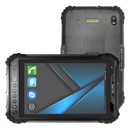 Breloom ST9-A7 頑丈なタブレット 指紋付き 8インチ Android 13 産業用タブレット MTK MT6789 8GB+256GB IP65防水 7800mAh 4G LTE/WiFi 5/BT 5.0/NFC/GPS (指紋付き)