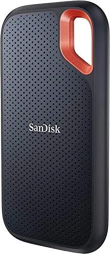 SanDisk (サンディスク) 8TB エクストリームポータブルSSD - 最大1050MB/秒、USB-C、USB 3.2 Gen 2、IP65 防水・防塵、アップデートされたファームウェア - 外付けソリッドステートドライブ - SDSSDE61-8