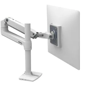 ergotron エルゴトロンジャパン LX モニターアーム 長身ポール ロングポール ホワイト 34インチ（3．2～11．3kg）まで VESA規格対応 【品番：45-537-216】
