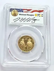 2007 W $5 ゴールド ジェームスタウン記念 PCGS PR70DCAM REAGAN LEGACY シリーズ