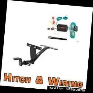 ヒッチメンバー カート1クラストレーラーヒッチ（マウント＆アンプ付き） 1993 - 1999年フォルクスワーゲンジェッタセダン用配線 Curt Class 1 Trailer Hitch w/Mount Wiring for 1993-1999 Volkswagen Jetta Sedan