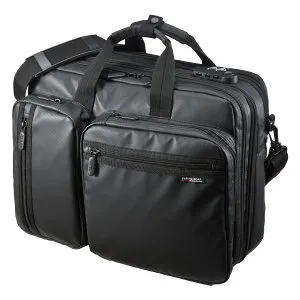 【楽天1位受賞】ビジネスバッグ メンズ 3WAY 大容量 耐水 ビジネス リュック マチ拡張 出張用 15.6インチワイド A4 B4 通勤 営業かばん PCバッグ パソコンバッグ 鞄 カバン ショルダーバッグ 肩掛