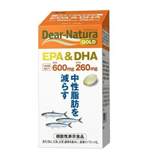 【送料込・まとめ買い×4個セット】ディアナチュラ ゴールド EPAアンドDHA 30日分 180粒(4946842637867)中性脂肪を減らす