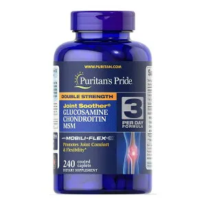 ダブルストレングス コンドロイチン グルコサミン MSM 240粒 Puritans Pride（ピューリタンズプライド） Double Strength Glucosamine Chondroitin MSM 240coated caplets Puritans Pride【お取り寄せ商品】【合わせて買