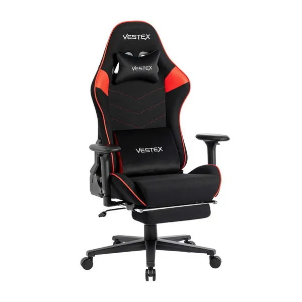 VESTEX VES-S2FTRD レッド VESTEX S2 メッシュファブリック フットレスト付 [ゲーミングチェア]