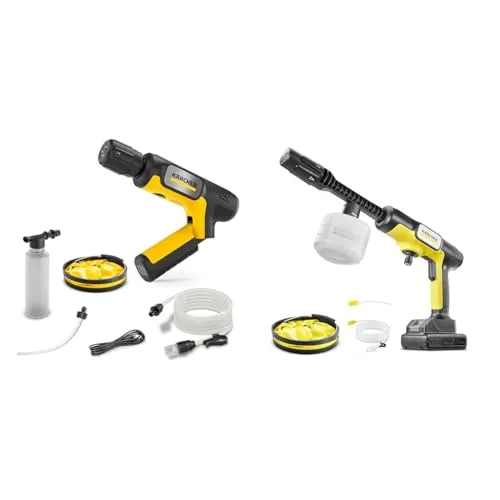 【2点セット【Amazon.co.jp限定】】ケルヒャー(Karcher) コードレス高圧洗浄機 OC Handy Compact Plus CB ハンディエア USB-C充電式(10W以上推奨) 高性能4in1ノズル 1.328-12 + コードレス高圧