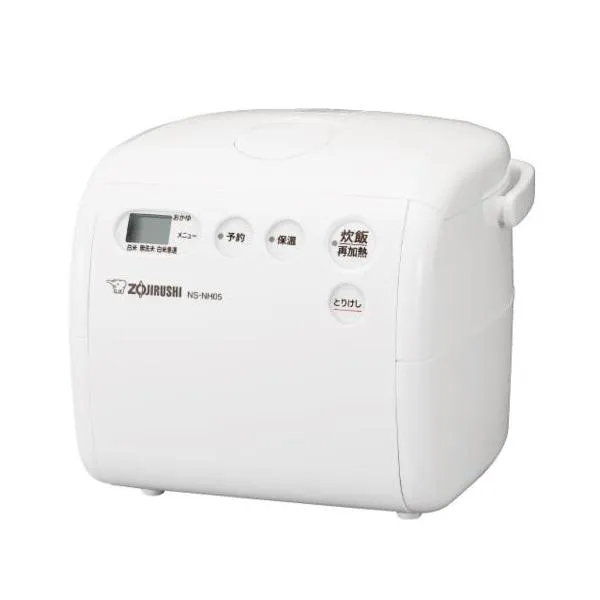 【長期保証付】炊飯器 3合炊き 象印 NS-NH05-WZ ソフトホワイト 極め炊き マイコン炊飯ジャー 3合