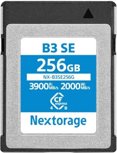 Nextorage 日本メーカー CFexpress 4.0 Type B 256GBメモリーカード 最大読み出し速度3900MB/s 最大書き込み速度2000MB/s NX-B3SE256G CF express 4.0 typeb ネクストレージ