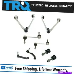 ボールジョイント TRQコントロールアームタイロッドスウェイバーリンク00-02ジャガーSタイプの8のフロントセット TRQ Control Arms Tie Rods Sway Bar Links Front Set of 8 for 00-02 Jaguar S-Type【並行輸入品】