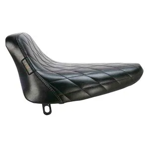 取寄せ ベアボーンズ ソロシート - ダイヤモンドステッチ - ブラック - ソフテイル 84-99 ラペラ Bare Bones Solo Seat - Diamond Stitch - Black - Softail '84-'99 LN-007DM DRAG 08020813
