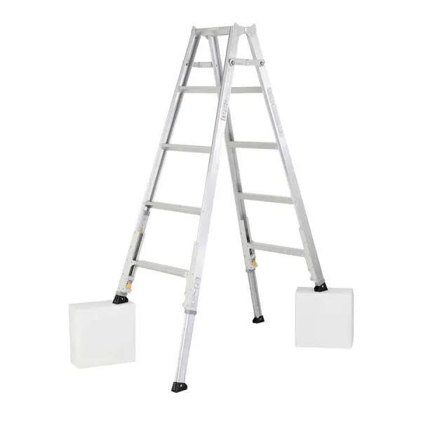 ALINCO (アルインコ) 伸縮脚付 専用脚立 KARU 軽量脚立 KARU-180 伸縮軽量脚立 幅広踏ざん55mm アルインコ