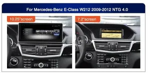 ベンツ Eクラス W212 09-12 アンドロイドナビ DVD 4G LTE WIFI GPS 日本語1205