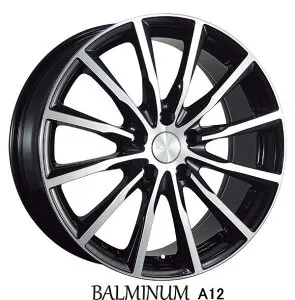 【アルミホイール単品4本価格】【15インチ】【BRIDGESTONE BALMINUM A12】【ブリヂストン バルミナA12】【15X6.0J 5穴 PCD：100】インプレッサスポーツ、シエンタ、カローラなど表示は4本価格です