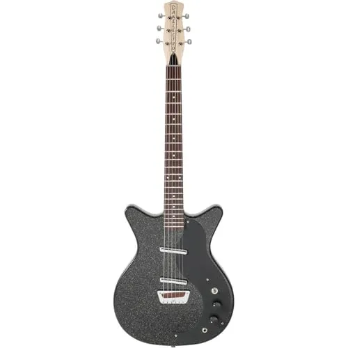 Danelectro (ダンエレクトロ) エレキギター メタリックカラー BLACK/SILVER GLITTER'59 BLK/SIL