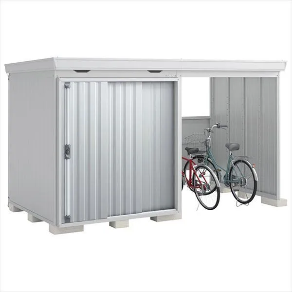 『配送は関東・東海限定』イナバ物置 FW／フォルタ ウィズ FW-1818+18KS PS スタンダード 右側開放スペース 一般型『開放スペース併設物