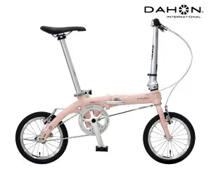 (選べる特典付) DAHON INTERNATIONAL ダホンインターナショナル DOVE SUPER LIGHT ダブスーパーライト ピーチ シングルスピード 折り畳み