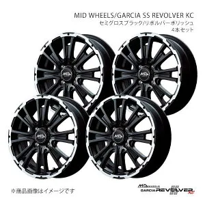 MID WHEELS/GARCIA SS REVOLVER KC タント/タントカスタム L350S/L360S アルミホイール4本セット【14×4.5J 4-100 INSET45 SBF】L179445433450300×4