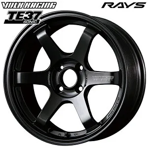 16インチ 6.5J 4H100 +48 RAYS ボルクレーシング TE37 ソニック ダイヤモンドダークガンメタ（MM） アルミホイール単品 1本 4本以上送料無料