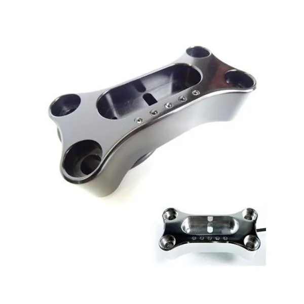 motogadget 汎用 ハンドル周辺パーツ ハンドルバートップクランプ 22.2mm ブラック モトガジェット