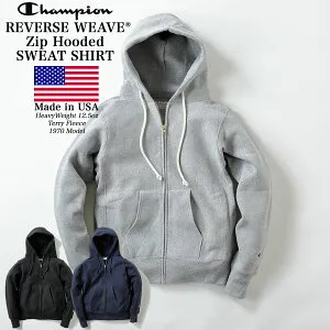 【楽天お買物マラソン限定割引クーポン発行中！】Championチャンピオン Reverse Weaveリバースウィーブ スエットフルジップパーカー MADE IN USA ヘヴィーウエイト スウェット 米国製 C5-A102