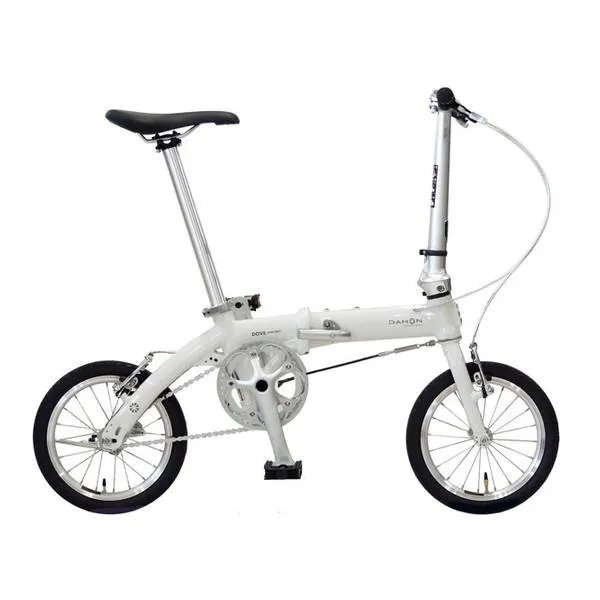 DAHON INTERNATIONAL Dove super light ダヴスーパーライト フォールディングバイク 14インチ アルミフレーム Pure White ピュアホワイト 折りたたみ自転車