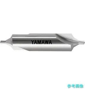 ヤマワ CD-S-2-5X22 弱ねじれ溝B形60° センタ穴ドリル 旧JIS2形 CD-S(2) 5X60°X22 【1本】