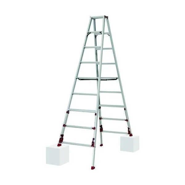 ※法人専用品※ピカ 【車上渡し】四脚アジャスト式専用脚立 SXJ-270A