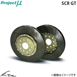 アバルト 124スパイダー NF2EK プロジェクトミュー ブレーキローター SCR-GT【GPRZ036-F】 リア左右セット ブレーキディスク タフラム 【店頭受取対応商品】
