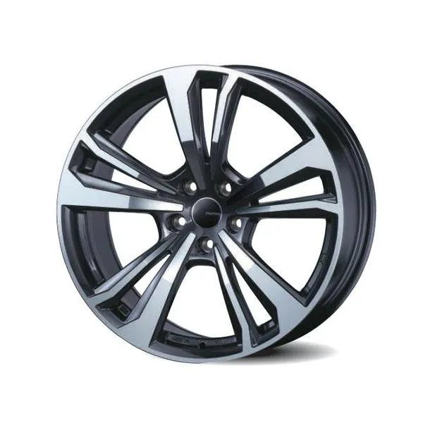 TAS スマートライン365 (ガンメタリックポリッシュ) アルミホイール1本 18×7.5 5H PCD112 +40 ボア径66.6