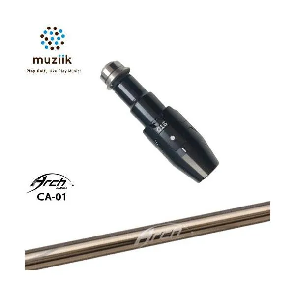 muziik ムジーク スリーブ付きシャフト ブラックエクスパイヤー用 スリーブ(通常タイプドロー設定) CA-01 ARCH GOLF アーチゴルフジャパン