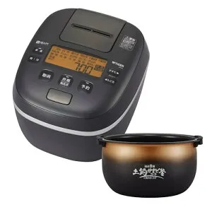 タイガー魔法瓶(TIGER) 炊飯器 5.5合 圧力IH式 ご泡火炊き少量旨火炊き オフブラック JPI-A100 KO