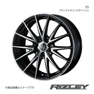 RiZLEY/VS e-NV200 ワゴン ME0 ホイール 1本 0039421【15×6.0J 5-114.3 INSET43 ブラックメタリックポリッシュ】