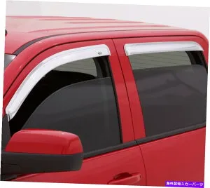 バグシールド AVS 09-15は、マウントフロントとリアウィンドウデフレクターの外側にホンダパイロットベントヴィザーに適合します AVS 09-15 fits Honda Pilot Ventvisor Outside Mount Front & Rear Window Deflector