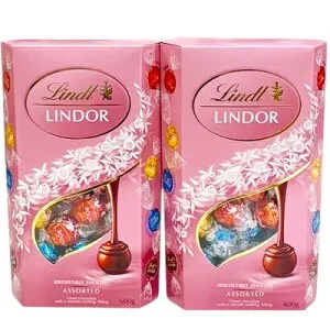 【大容量選べる箱数】リンツ LINDT リンドール LINDOR アソート ピンク 4種(約48個入り) 個包装 1箱600グラム バレンタインデー ホワイトデー Costco コストコ