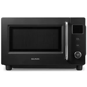 【正規品】BALMUDA（バルミューダ）KRN01JP BK ブラック単機能レンジ 20L BALMUDA The Range S[4560330113734]