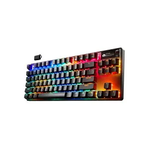 2024年 SteelSeries スティールシリーズ ラピッドトリガー 搭載 ゲーミングキーボード Apex Pro TKL WL Gen 3 JP US テンキーレス 無線 ワイヤレス