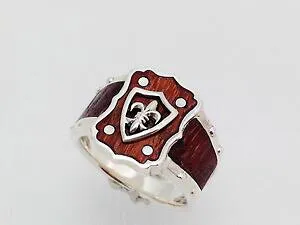 【送料無料】ジュエリー・アクセサリー スターリングシルバーウッドメンリングシールドナイトメンズジュエリー925 sterling silver wood men ring armor shield knight mens jewelry gift