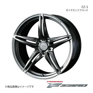 【21インチ 5H114.3 9.0J +35】アルミホイール1本 アルファード 30系 3.5L車 2018/1～ F ZERO/FZ-3 ダイヤモンドブラック 0039478